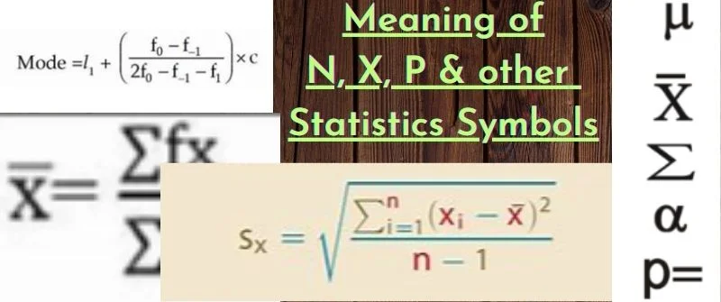 What Does Small N Mean In Statistics