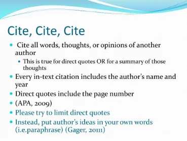 how to cite