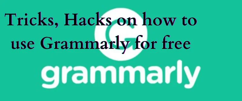 use Grammarly for free