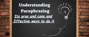 Understanding Paraphrasing