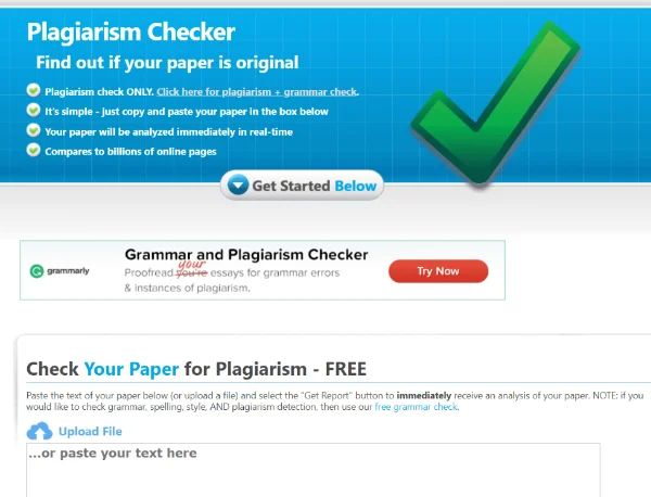 checking plagiarism