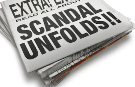 Scandal unfolds