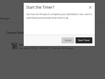 blackboard timer