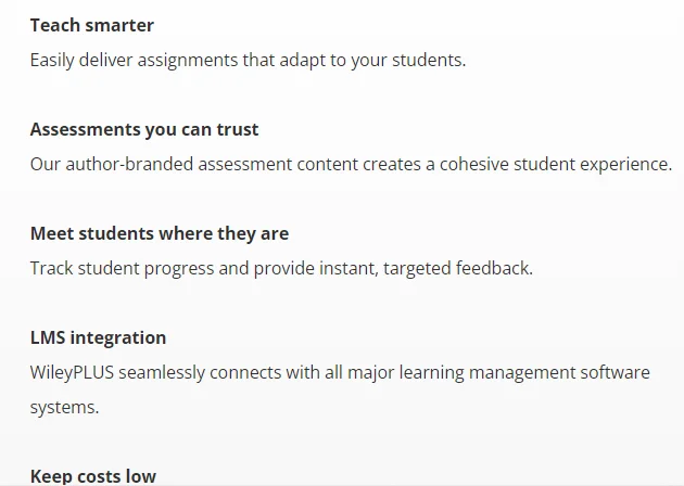 wileyPlus for teachers